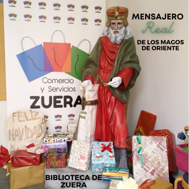 mensajero-magos Asociación comerciantes de Zuera